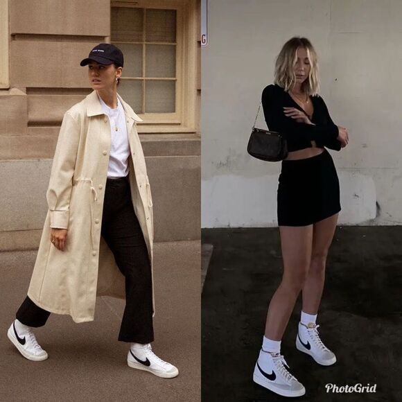 NIKE BLAZER MID '77 CASUAL SHOES SNEAKERS - Picture 2 of 14